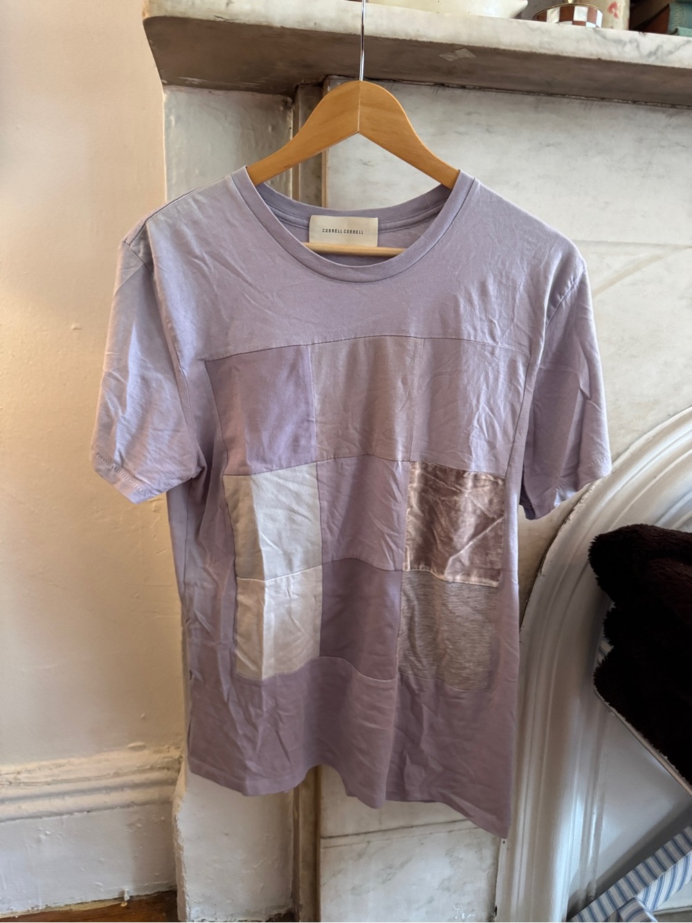 Correll Correll Lavender Patchwork T-Shirt